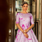 Impressive Purple Cotton Anarkali - Rajwada