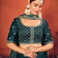 Impressive Rama Green Art Silk Lehenga Set - Rajwada