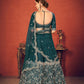 Impressive Rama Green Art Silk Lehenga Set - Rajwada