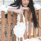 IMPRESSIVE WHITE EMBELLISHED POTLI BAG - Rajwada