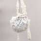 IMPRESSIVE WHITE EMBELLISHED POTLI BAG - Rajwada