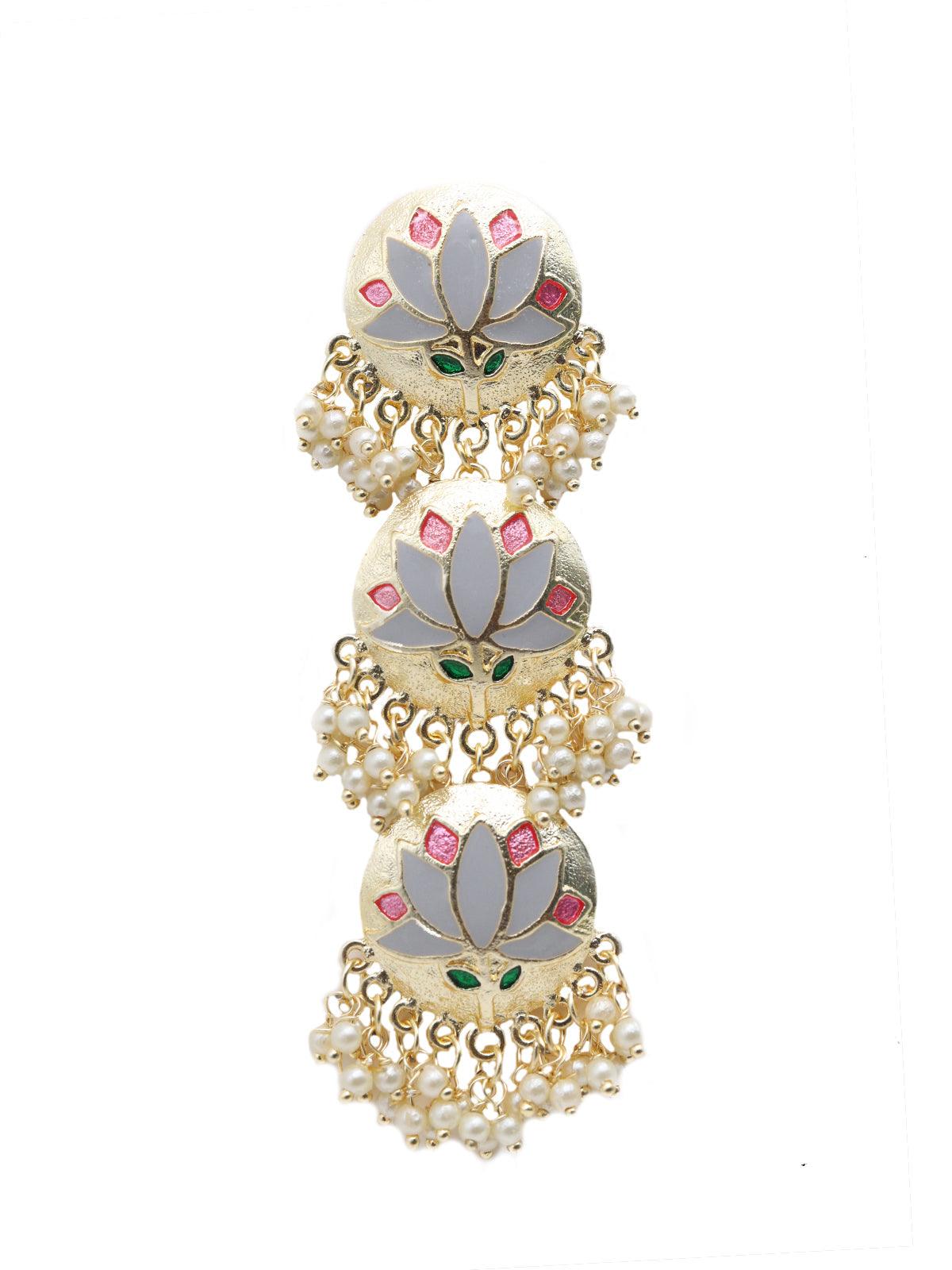 Intrinsic drop earrings - Rajwada