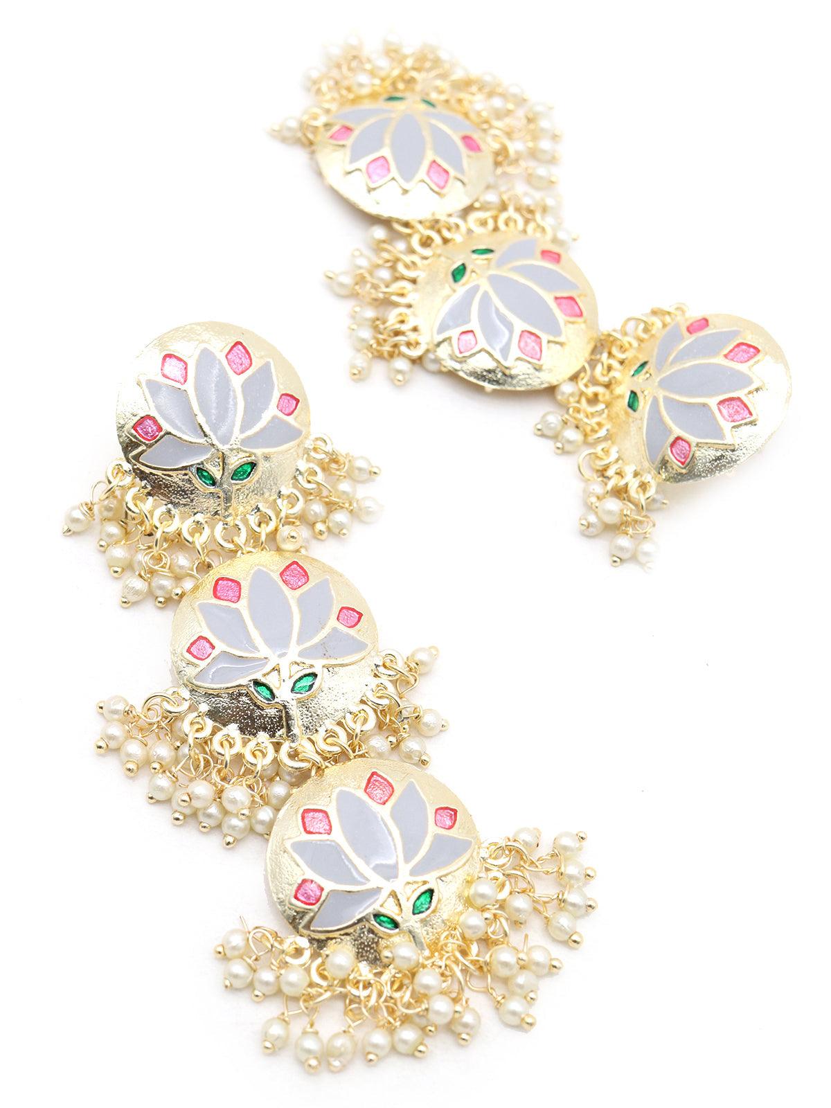 Intrinsic drop earrings - Rajwada