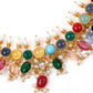 Jewel-Tone Multicolour Princess Necklace Set - Rajwada