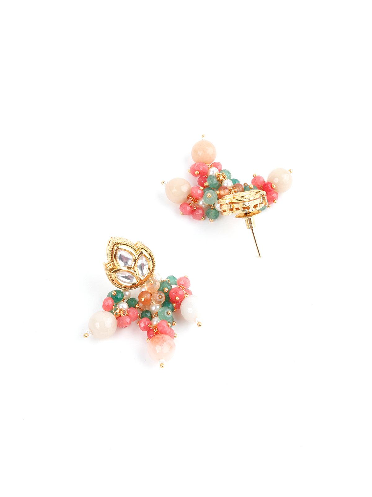 Kalina Pistachio Necklace Set - Rajwada