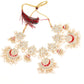 Kundan detailing gold colour jewellery set - Rajwada