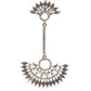 KUNDAN STUDDED DANGLE EARRINGS - Rajwada