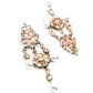 KUNDAN STUDDED DANGLE EARRINGS - Rajwada