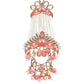 KUNDAN STUDDED MEENAKARI DANGLE EARRINGS - Rajwada