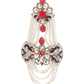 KUNDAN STUDDED MEENAKARI DANGLE EARRINGS - Rajwada