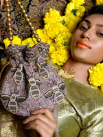 Lavender Alluring Designer Potli - Odette