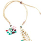 Layered Blissful Green Kundan-Pearl-Mani Necklace Set - Rajwada