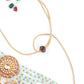 Light Green Ethnic Choker Necklace Set - Rajwada