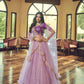 Light Purple Heavy Net Designer Lehenga Choli - Rajwada