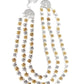 Long Brass Look Heavy Necklace! - Rajwada