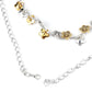Long Brass Look Heavy Necklace! - Rajwada