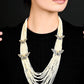 Long Divine Pearl Necklace Set - Rajwada