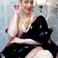 Long White Pearl Necklace Set with Floral Details for Women - Rajwada