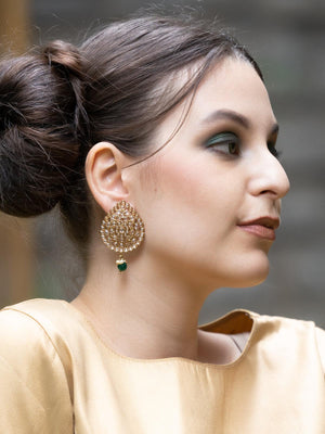 Lovely Drop Studs - Rajwada