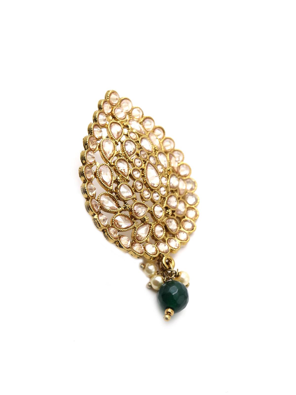 Lovely Drop Studs - Rajwada