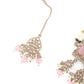 Lovely Rose Quartz Kundan Style Choker Necklace Set - Rajwada