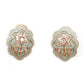 LUXURIANT GOLD MEENAKARI EAR STUDDS - Rajwada