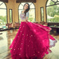 Magenta Heavy Net Designer Lehenga Choli - Rajwada