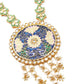 Maharani Blue Onyx Kundan Necklace Set! - Rajwada