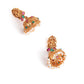Maroon Beaded Gold plated Temple Jewellery set - Rajwada