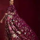 Maroon Embroidered Banglori Silk Saree - Rajwada