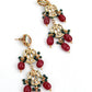 Maroon Multistring Onyx-Mani-Kundan Necklace Set! - Rajwada