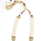 Maroon Onyx and White Pearl Necklace Set - Rajwada