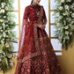 Maroon Sequins Art Sillk Lehenga Set - Rajwada