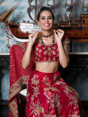 Marvel in Beads - Choker and Long Necklace set - Rajwada
