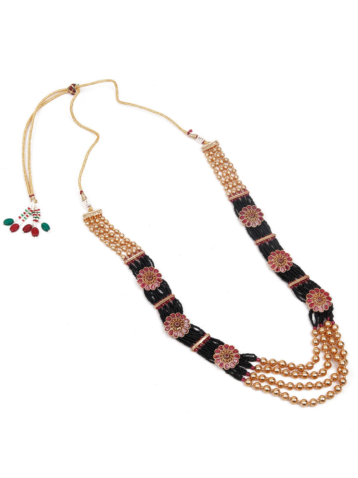 Marvel in Beads - Choker and Long Necklace set - Rajwada