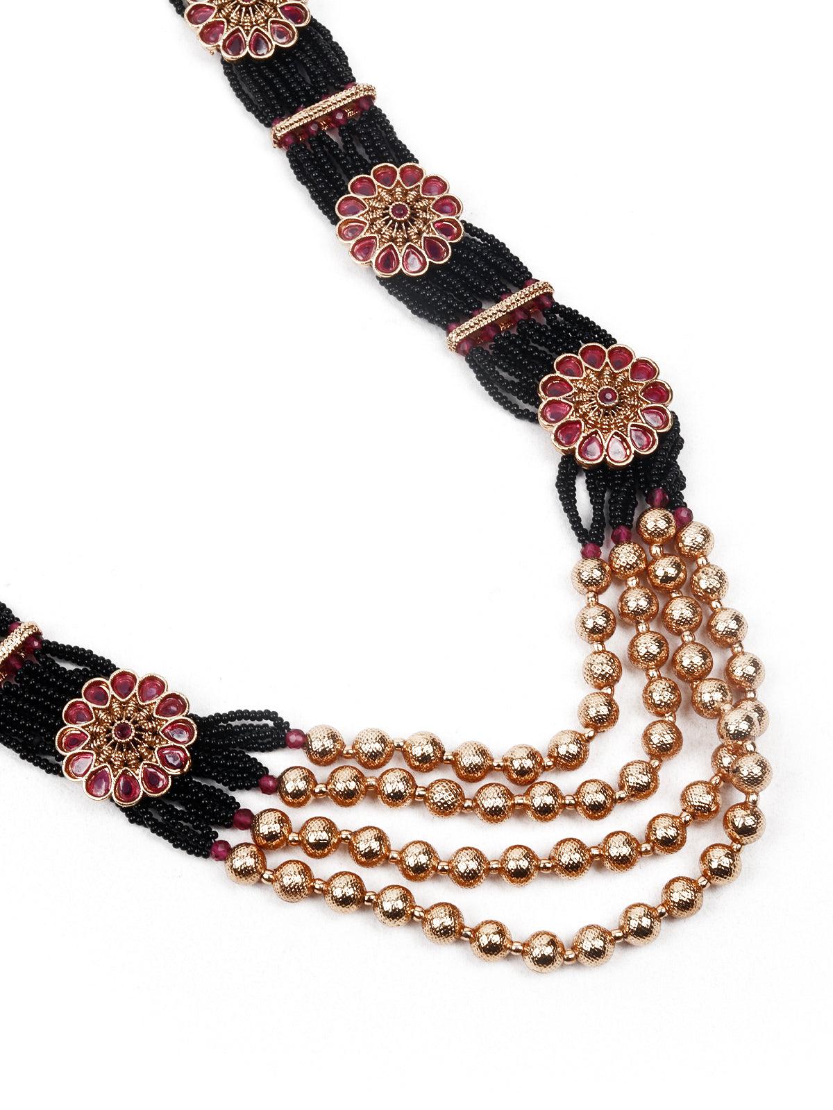 Marvel in Beads - Choker and Long Necklace set - Rajwada