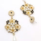 Matted Golden Chiselled Dangle Earrings - Rajwada