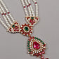 Mesmerizing Multi Layered Long Pearl Necklace - Rajwada