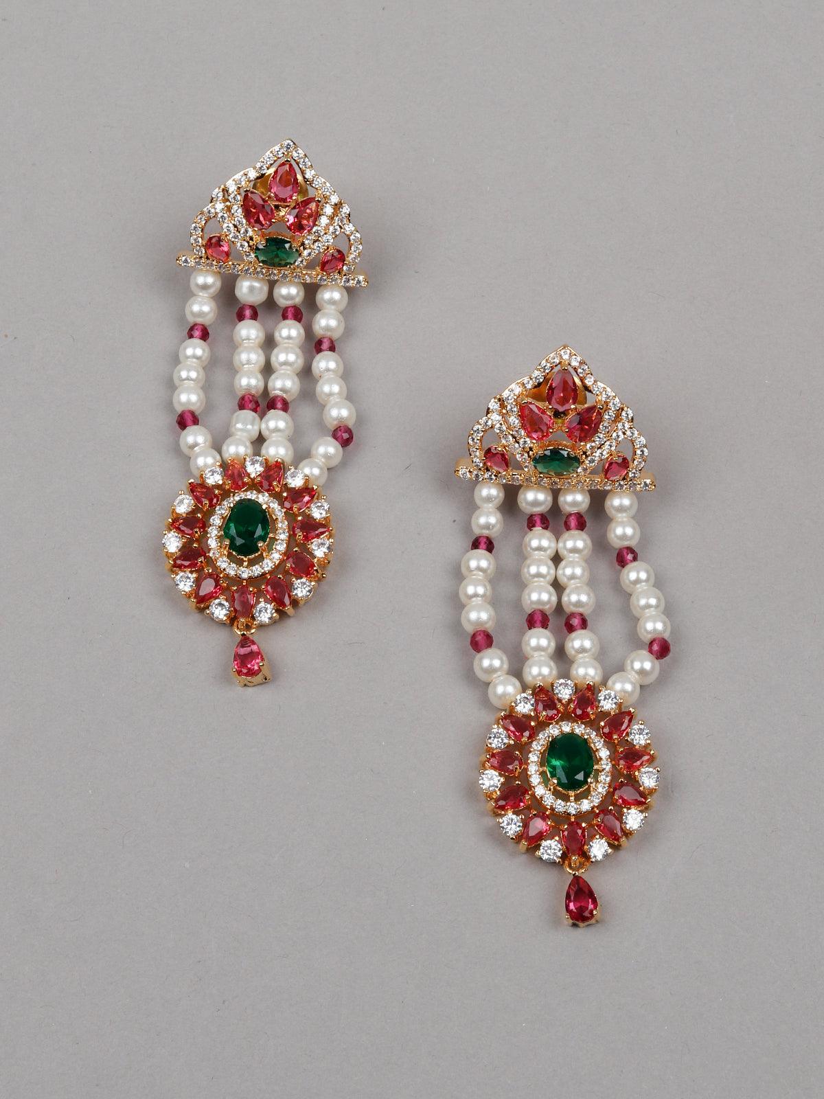 Mesmerizing Multi Layered Long Pearl Necklace - Rajwada