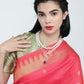 Rajwada White Alloy Pearl And Stone Embellished Neckpiece For Women