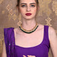 Rajwada Women Green Cluster Beads Choker Necklace Set