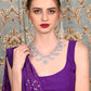 Rajwada Women White Stone Necklace Set