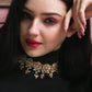 Modern Peach Choker Set - Rajwada