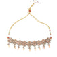 Modern Peach Choker Set - Rajwada