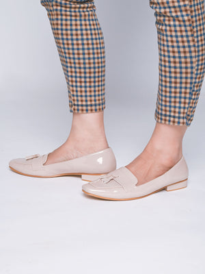 Rajwada Women Beige Comfortable Flat Mules