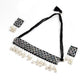 Monochrome Tribal Choker Necklace - Rajwada