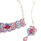 Multi Color Crystal Necklace Set - Rajwada