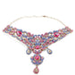 Multi Color Crystal Necklace Set - Rajwada