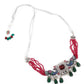Multi Colored  Choker Necklace Set - Rajwada