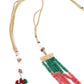 Multi Colored Rani Har Necklace Set - Rajwada